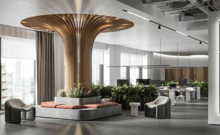 Drzwi loftowe z panelami ściennymi – integracja z wnętrzem