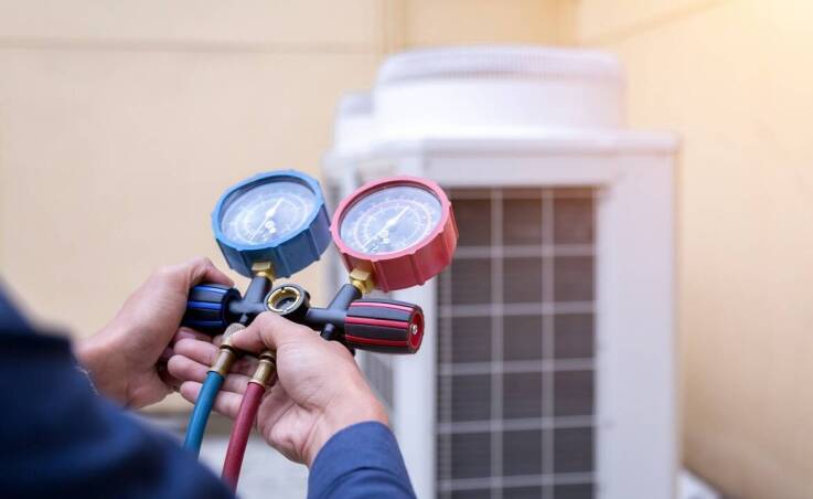 Jakie elementy są sprawdzane podczas przeglądu klimatyzacji?