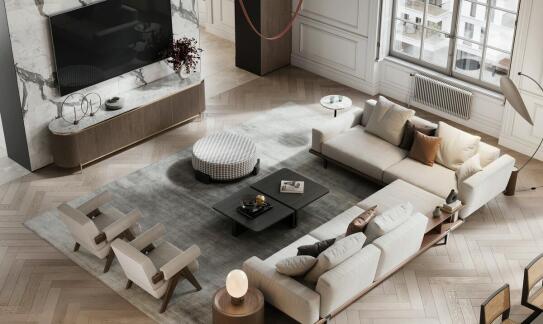 Wpływ szafki RTV glamour na funkcjonalność i styl salonu