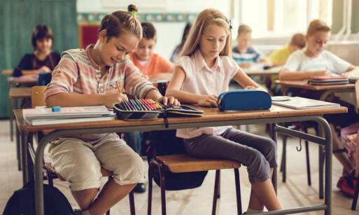Kolorowe stelaże w ławkach szkolnych dwuosobowych – jak wpływają na estetykę klasy?