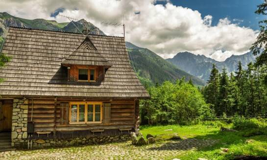 Górskie widoki w Szczyrku - domki z miejscem do grillowania