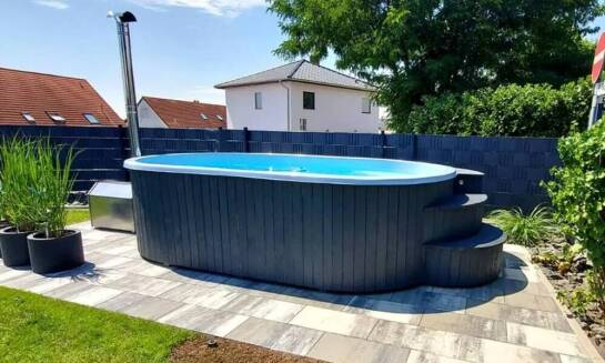 Schodki do basenów ogrodowych – Euroline