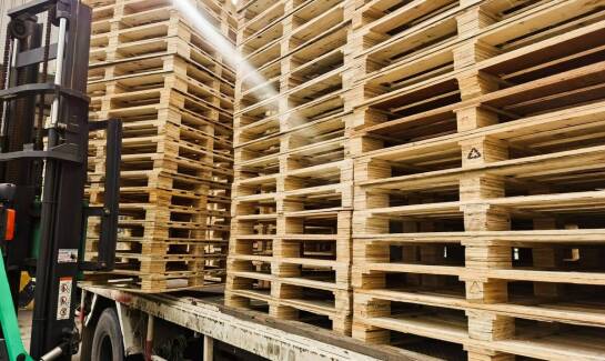 Skup palet jako element zrównoważonego rozwoju