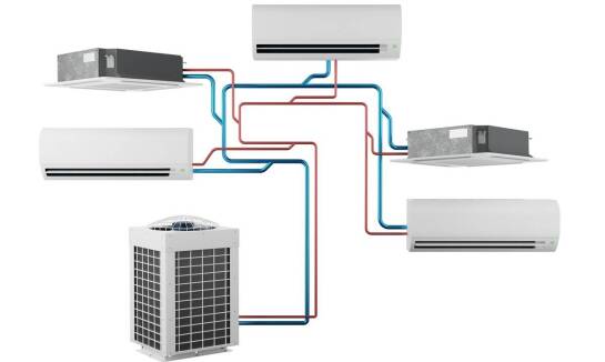 Jak rozplanować montaż systemu multisplit w domu, żeby działał także do grzania