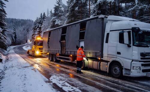Awaria TIR na trasie w Świętokrzyskiem — jak zabezpieczyć pojazd i zorganizować pomoc