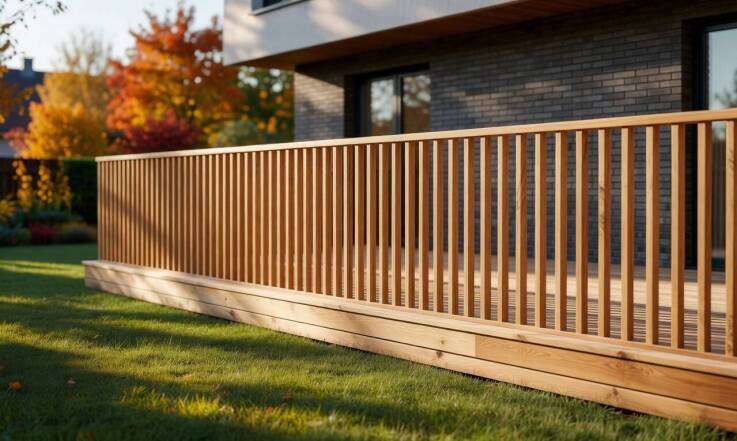 Jak wyglądają drewniane balustrady na tarasie i balkonie oraz kiedy forma ma największe znaczenie