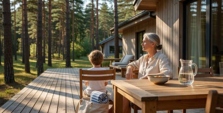 Jak stałe posiłki i bliskość plaży wpływają na komfort pobytu rodzin oraz seniorów w Łazach