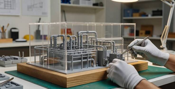 Jak CNC, laser i druk 3D przekładają się na szczegółowość, czytelność i zakres formy w makietach architektonicznych i przemysłowych