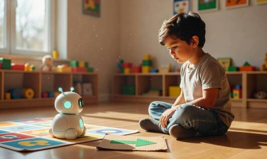 Robot Photon jako narzędzie do ćwiczenia sekwencji, koncentracji i rozumienia instrukcji u przedszkolaków
