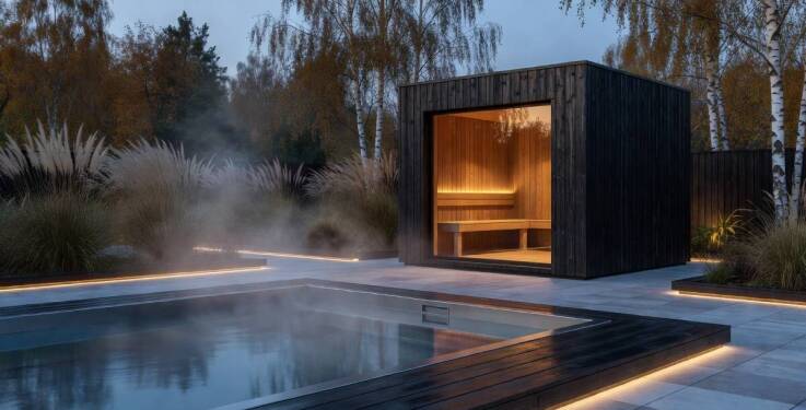 Jak rozplanować strefy ogrodu wellness, żeby basen, jacuzzi i sauna współgrały ze sobą
