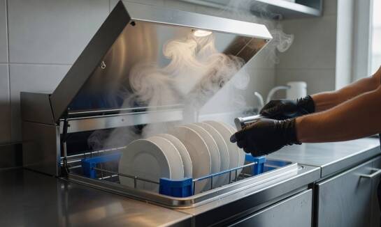 Dlaczego twarda woda zmienia dobór środków do zmywarki w lokalu gastronomicznym