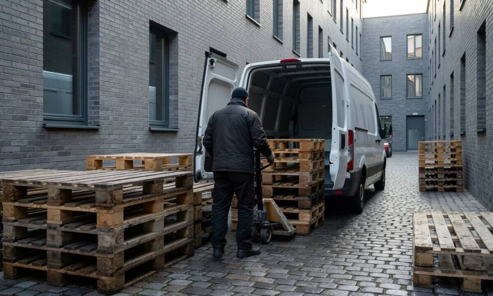 Magazynowanie i transport palet drewnianych w ciasnej zabudowie — jak warszawskie ograniczenia infrastrukturalne wpływają na logistykę