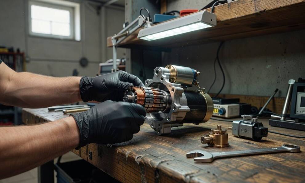 Od demontażu do testów pod obciążeniem — techniczne etapy odbudowy rozrusznika