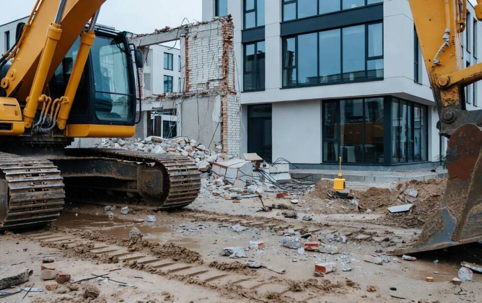 Wpływ lokalnych warunków geologicznych i drgań podłoża na bezpieczeństwo sąsiadującej zabudowy podczas rozbiórek
