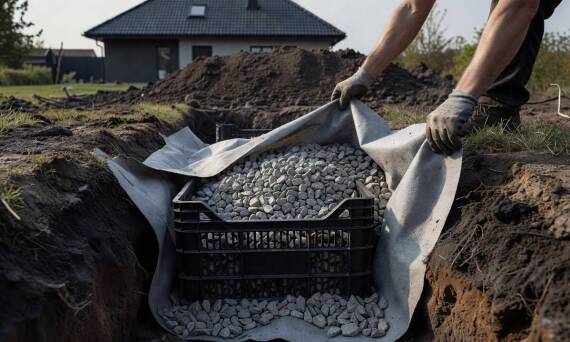 Rozsączanie opadów a przydomowa oczyszczalnia ścieków — jak zaplanować obie instalacje na ograniczonej przestrzeni
