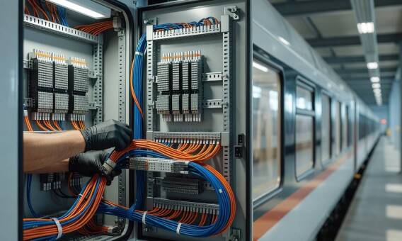 Jak wdrożenie systemów informacji pasażerskiej zmienia architekturę wiązek i szaf sterowniczych w pojeździe szynowym