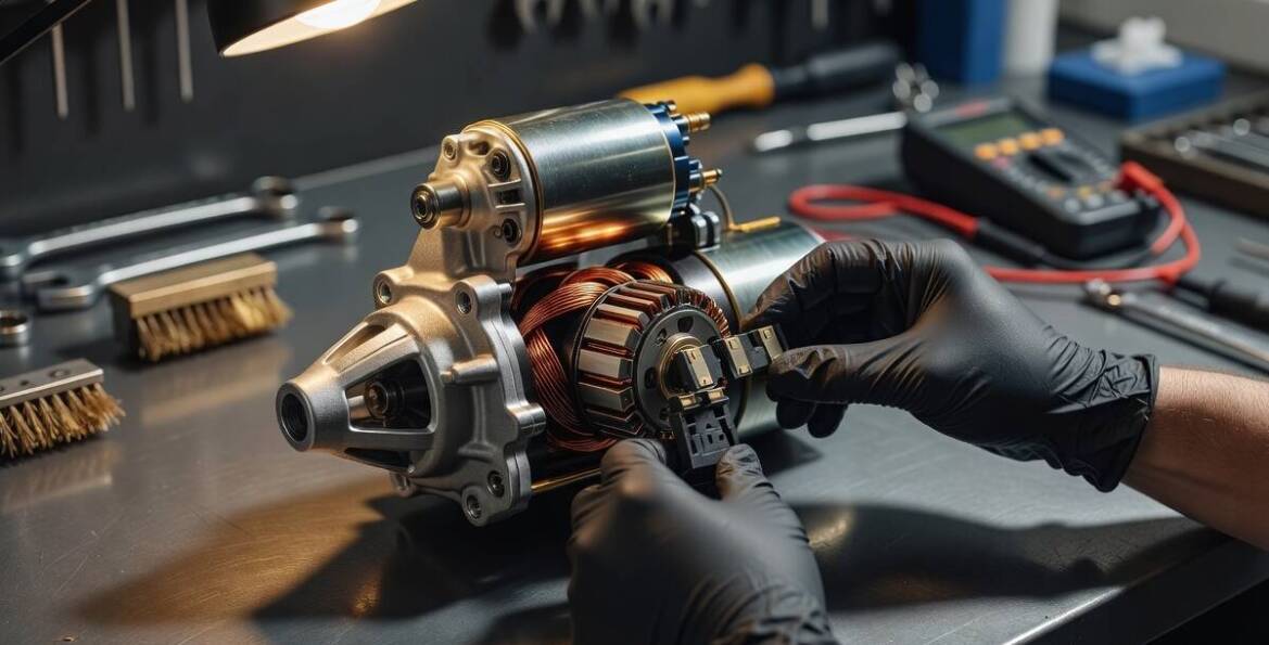 Od bendiksu po szczotkotrzymacz — anatomia mechanizmu rozruchowego i proces naturalnego zużycia