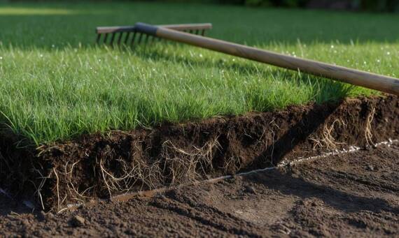 Jak warstwa gleby w naturalnej darni wpływa na zrost z podłożem i stabilność trawnika
