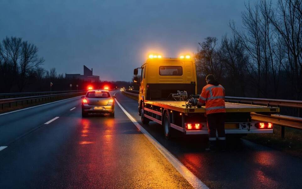 Jakie informacje przy zgłoszeniu awarii pomagają dobrać właściwą pomoc na drodze w rejonie Lędzin
