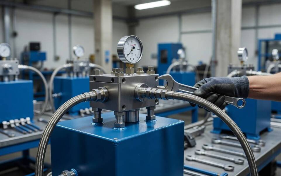 Jakie dane techniczne trzeba zebrać przed zaprojektowaniem zasilacza hydraulicznego do maszyny ciężkiej