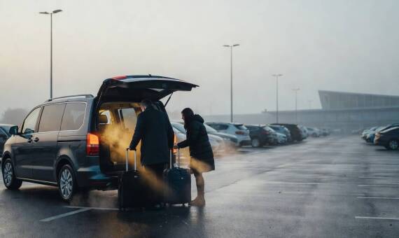Jak dokładny adres parkingu pomaga ustalić godzinę wyjazdu z domu i transfer do terminala
