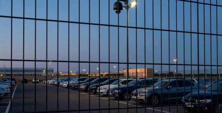 Monitoring, ogrodzenie i polisa — jak chroni się auto podczas długiego postoju na parkingu