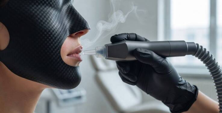 Jak wentylacja wpływa na dym, pył i komfort przy laserowym peelingu węglowym