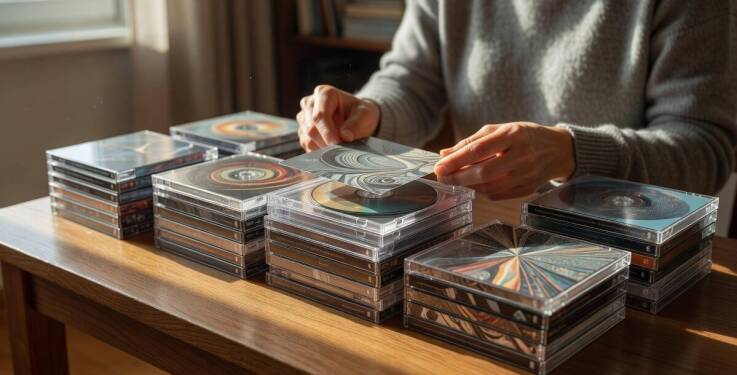 Jak przygotować domową kolekcję płyt CD i DVD do wyceny z odbiorem na miejscu