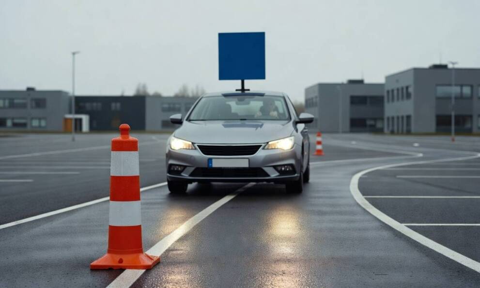Jak teoria, plac manewrowy i jazda po mieście składają się na kurs kategorii B
