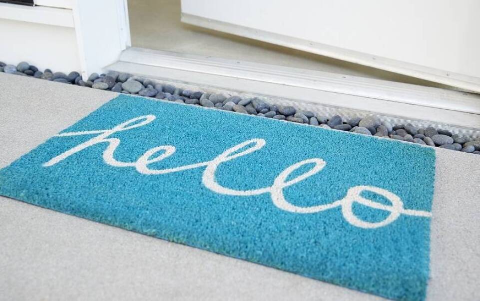 Wycieraczka na zamówienie jako wizytówka domu