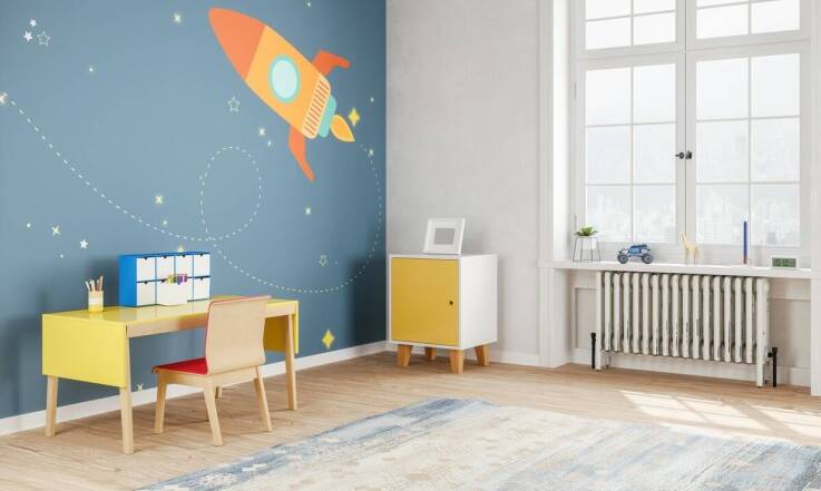 Jak zmienić wygląd pokoju dziecka za pomocą farb i tapet?
