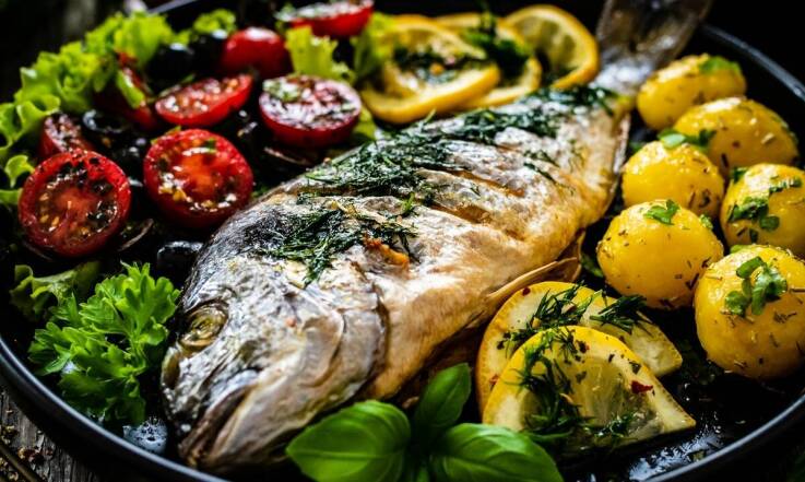 Dania rybne w Rybakówce Dolina Radości w Gdańsku