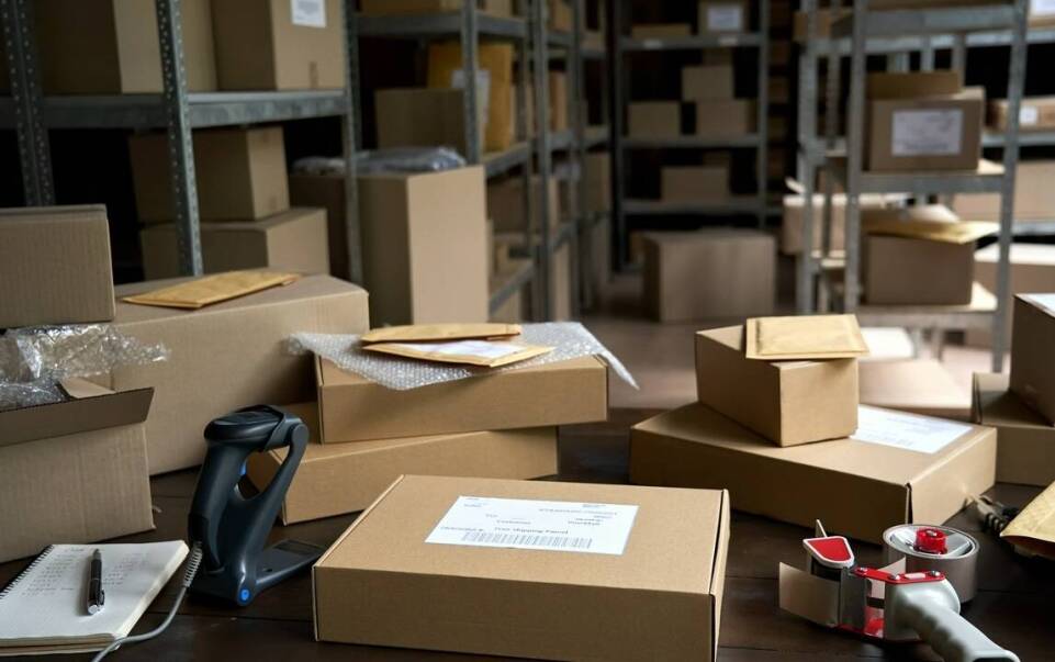 Jakie akcesoria są niezbędne do pakowania towarów do wysyłki?