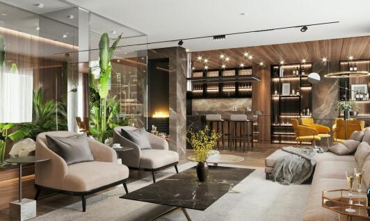 Szkło z nadrukiem UV jako element dekoracyjny w przestrzeni biurowej