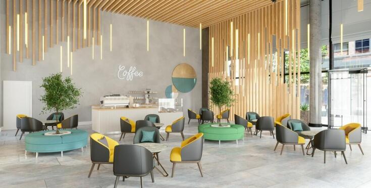 Nowoczesny fotel obrotowy jako centralny punkt w aranżacji salonu