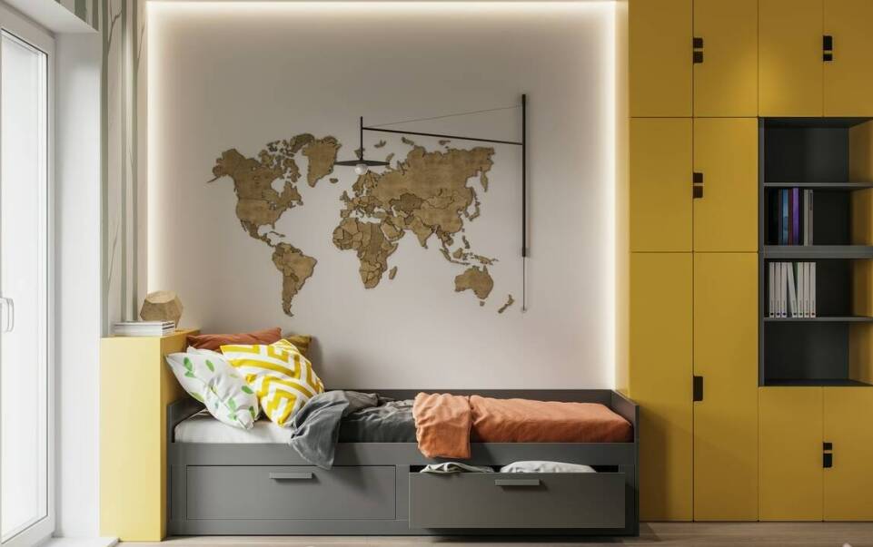 Łóżka piętrowe jako oszczędność przestrzeni w pokoju dziecięcym