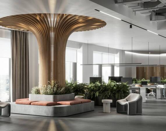 Wykończenia wnętrz obiektów przemysłowych – jakie usługi oferuje firma?