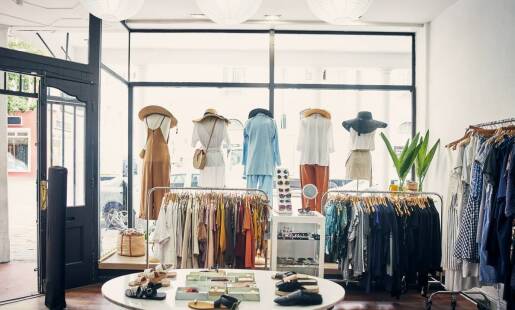 Zastosowanie wieszaków na ubrania z półką w przestrzeniach komercyjnych