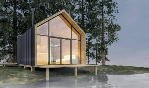 W jaki sposób prostokątna bryła wpływa na design stodoły na zgłoszenie?