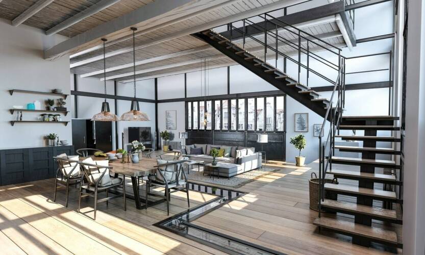 Jak loftowe drzwi mogą odmienić wygląd wnętrza?