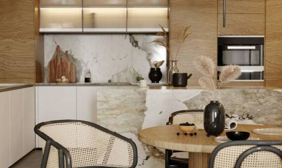 Funkcjonalność i styl okrągłych drewnianych stołów rozkładanych w domowych biurach