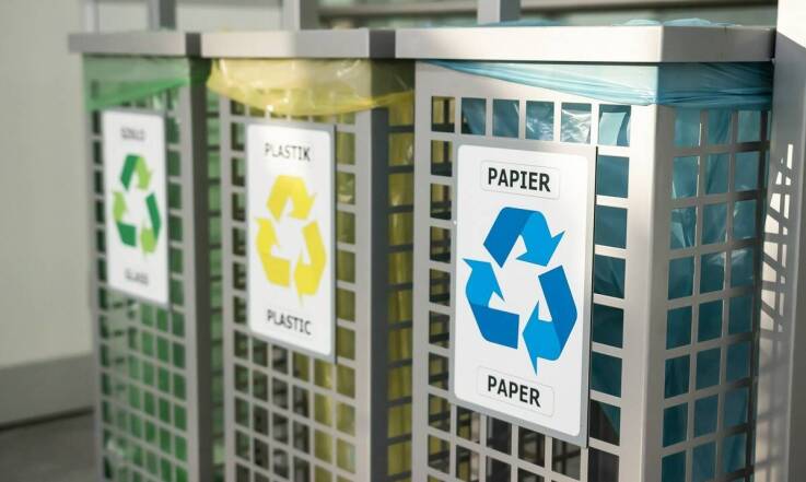 Rodzaje pojemników na śmieci w gospodarstwach domowych