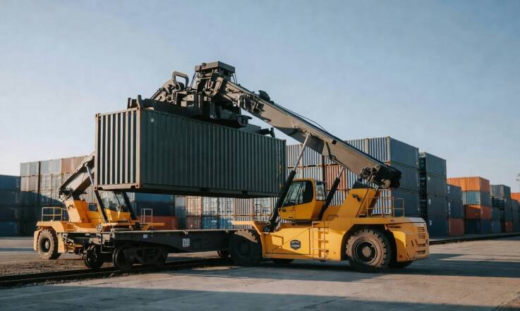 Jak terminal w Ełku łączy porty Trójmiasta z dalszą dystrybucją kontenerów