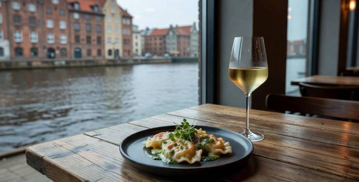 Pierogi w menu restauracji rybnej nad Motławą: skąd biorą się różnice w farszu i podaniu